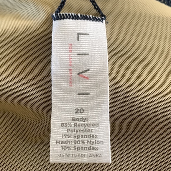 Lane Bryant LIVI Pull-On Swim Skirt New With Tags Size 20 in Navy (Skirt Only) - Picture 7 of 9